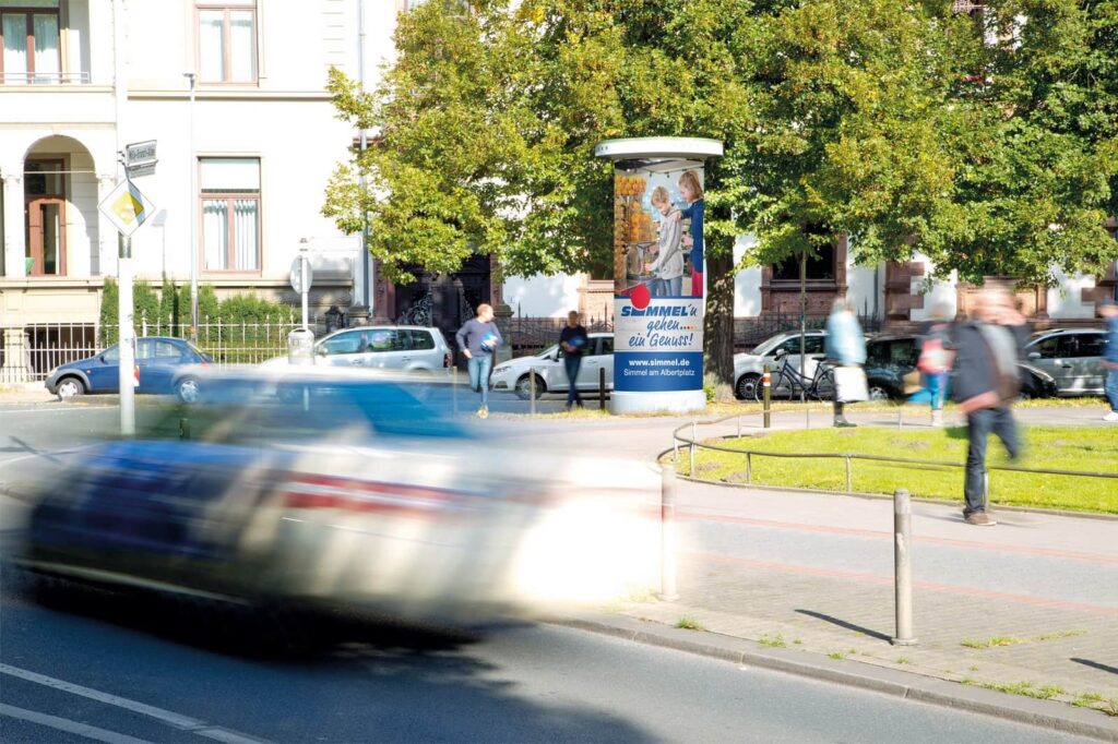 simmel-litfasssaeule - referenz