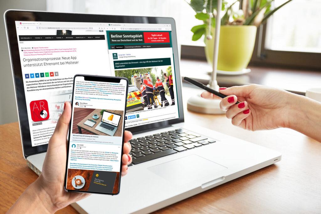 Join-Kundenmagazin, Mockup